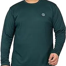 chkokko Men's Solid Plus Size Quick Dry Full Sleeve Regular Fit Round Crew Neck Active Sportswear Gym T-Shirt for Workout Training Running and Fitness Activities-picture-27