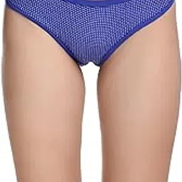 lacehut Women's Cotton Low Waist Polka Print High Bikini Panty Pack of 2 (Navy Blue)-picture-47