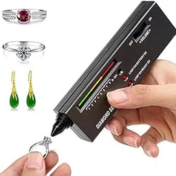 ATAR Diamond Tester Machine || High Accuracy Diamond Tester Tool || Portable Diamond Selector With 9V Lithium Ion Battery (Black) image 1
