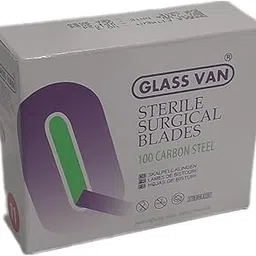 GLASS VAN Sterile Surgical Blades (100 carbon steel) (No.11)-picture-30