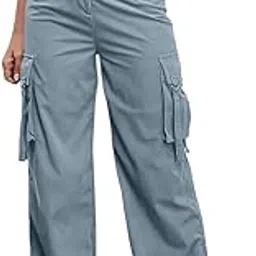fery london Womens Trouser Pants|Women Pants with Pocket|Trousers for Girls | Womens Cargo |Pant|-picture-36