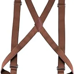 shopora Mens Womens Suspender X Shaped Elastic Straps Hook Suspenders Adjustable Brown | Mens Accessories | Suspenders Braces-picture-37