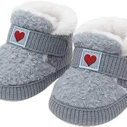 capznmore Soft Winter Booties for Babies Warm, Cozy & Anti-Slip | Plush Infant Booties for Boys & Girls-picture-45
