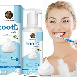 Karma Terra Tooth Foam with Neem and Laung, 100 ml, For Healthy Gums & Strong Teeth, Helps Whiten Teeth, Remove Odour, Clean Tartar-picture-42