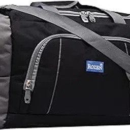 rozen Nylon 50 Liters 22 Inch Heavy Dutty Travel Luggage Duffle Bag (Black), 26.80 Cms-picture-36