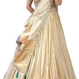 looknbook art Radiate Royalty Shimmer Paithani Chaniya Choli with Zari Weaving Work-picture-26