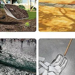 Snow Shovel Head Replace Sturdy Manual Tool Adjustable Winter Emergency Tool L-image-0