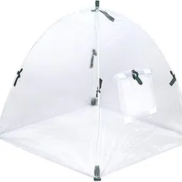 UJEAVETTE Plant Shade Tent Sun Protection Raised Garden Bed Outdoor Plants Plant Cover White-image-31