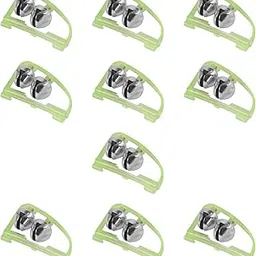 10 Pieces Fishing Bells Clips for Night Fishing Equipment Double Alarm Bells-picture-27