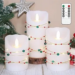 LED Flameless Candles, Battery Operated (Xmas)-picture-24