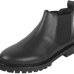 metro Women Faux Leather Slip-on Chelsea Boots-picture-55