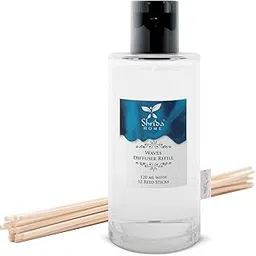 Waves Reed Diffuser Refill - 120 ML, Refreshing Aroma for Office, Home, and Stress Relief | Toxin-Free Room Freshener | Long-Lasting Scent up to 45 Days-image-21