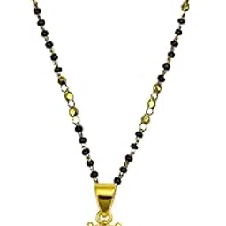 P Letter Alphabet Short Mangalsutra Designs With American Diamond Pendant Gold Plated Name Design-image-40