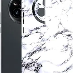 AtOdds Mobile Skin Sticker Wrap | Compatible for REALME 14 PRO Plus (5G)| Scratchproof Matte Finish | Full Coverage for All Sides & Camera Protection (Marble)-picture-28