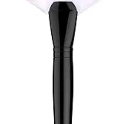 Fleasure Fan Makeup Brush Professional Highlight Makeup Brush Blush Bronzer Shear Bone Brush,Simple Large Soft and Tight Face Bulsh Powder Foundation Brushes Makeup Tool,Black-picture-52