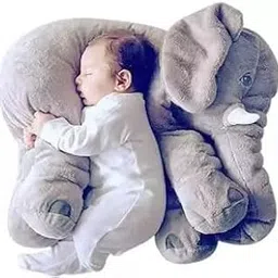 Sanwaliyaji Collection Plush Stuffed Animals, Big Size Fibre Filled Stuffed Animal Elephant Soft Toy for Baby of Plush Hugging Pillow Soft Toy for Kids boy Girl Birthday Gift (Grey)-picture-13