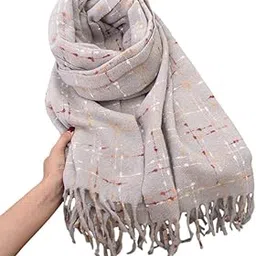 crosskulture CorssKulture Winter Scarf Acrylic Wool Blend with Fringe Tassels-picture-10