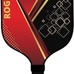 Prokick Rogue Pickleball Paddle | Lightweight Graphite Racquet | Red/Black/Yellow Stripes | Enhanced Power & Control | Comfortable Grip | for All Skill Levels-picture-32