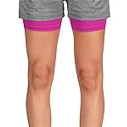 gymific Women 2 in 1 Shorts Yoga Running Shorts Fitness Workout Gym Sports Shorts with Pockets Double-Layer-picture-53
