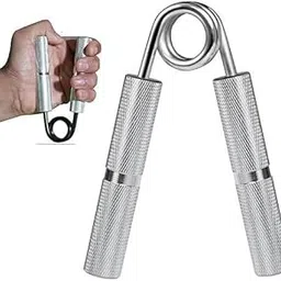 ShopiMoz Hand Gripper Grip Strength Metal Hand Gripper Forearm Wrist Heavy Strength Exercise with 150lb (Silver)-picture-10