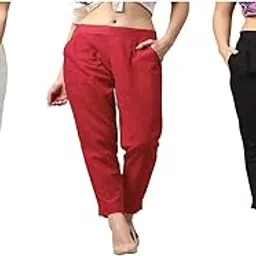 atarah Women Cotton Plus Size Casual Wear Trouser-picture-27