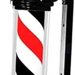 SHOPORA® Barber Pole Led Light Hair Salon Signage Light for Barbershop Indoor Outdoor Black Red White | Salon & Spa Equipment | Salon & Spa Supplies-image-2