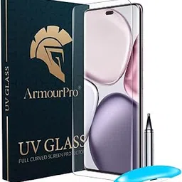 ArmourPro Military Grade UV Tempered Glass Screen Protector Compatible For Honor X9C 5G (6.78 Inch) With Easy Installation Kit| Edge To Edge Coverage |Crystal Clear-picture-30