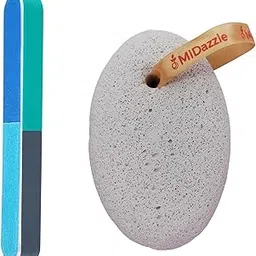 Midazzle Nail File and Buffer Set, 7-Way Manicure and Pedicure Tool with Pumice Stone, Large, 2 Pack-picture-28