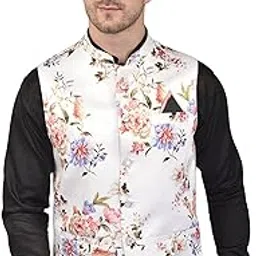 printcultr: merchandise yourself PRINT CULTR Men's Printed Cotton Sleeveless Nehru/Modi jacket/Sadri/Waistcoat/Bundi Jacket/Jacket - For Festive/Wedding/Party | (PCN34)-picture-27