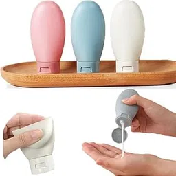 Dreswict Refillable Travel Bottles Containers Small Mini Empty Plastic Squeeze Bottles for Travel Toiletries Shampoo and Conditioner with Storage Bag (3 Pcs Travel Bottles Set)-image-70