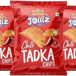 Anand Jolliz Chilli Tadka Chips, Spicy Potato Wafers, 135g-picture-15