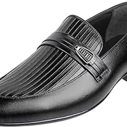 metro Men Formal Leather Flat Shoes-picture-51