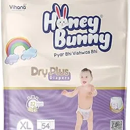 Honey Bunny Baby Diaper Pants Super Soft Dry Plus 12 Hour protection XL-54-picture-22