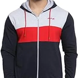 awg all weather gear Men's Rich Cotton Hooded Multicolor Winter Hoodie Regular Fit Sweatshirt with Zip (AWG-SSLZ83-XXL,Multicolour,XX-Large)-picture-20