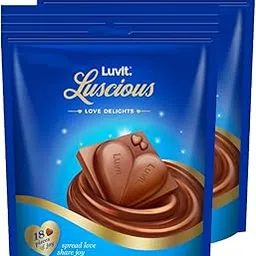 LuvIt Luscious Love Delights, Heart Shaped Chocolate – A Gift of Love, 342g - Pack of 2-picture-14