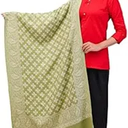 swi with label Women's Acrylic Kullu Wool Stole-picture-30