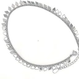 melano 925 silver Pure 925 Sterling Silver Radiant Anklet For Women (Single) | Multiple Design Options-picture-47