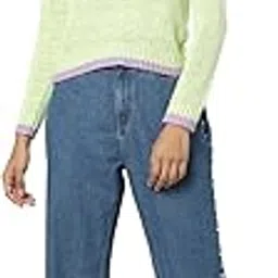 only Women's Acrylic Blend V-Neck Sweater-picture-31