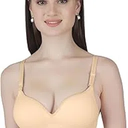 joomie Women's Heavily Padded Wirefree T-Shirt Bra:- 3/4th Coverage, Mutliway Straps, Pushup-Level 1 (Pack of 1)-picture-15