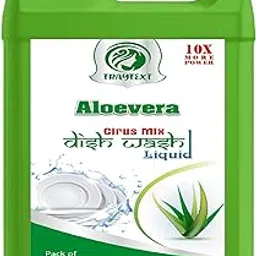 Traytext Aloe Vera Citrus Mix Dish Wash Liquid, 5 Litre, 10X Power-picture-13