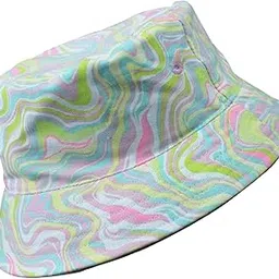 adhyah Reniccaa Women's Cotton Beach Bucket Hats Foldable Outdoor Casual Summer Sun Hat for Ladies Girls Cap-picture-40