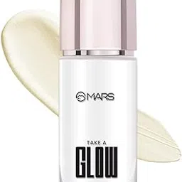 MARS Take a Glow Illuminating Primer | Blurs Pores | Dewy Finish Primer for Face Makeup (30ml) 02-LIGHT BEAM-image-34