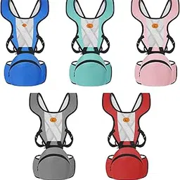 SNAPPSY Baby Carrier with Hip Seat Baby Shoulder Carrier for Mom Travelling Gray image 1