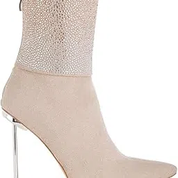 london rag Rhinestones Embellished Foldover Boots-picture-42
