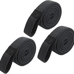 ATORSE Woven Cotton Blend Yoga Strap Stretch Out Dance Stretch Band Black-picture-16