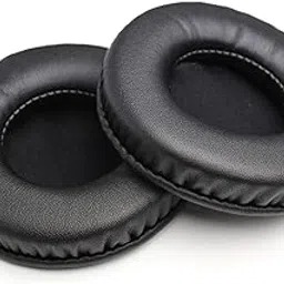 Headphone Cushion Pads Compatible with JBL Infinity Glide 500 & 700 Extra Bass Ear Cushion Replacement Pads Protein Leather, High-Density Memory Foam Earpad Cushions - Black 70mm-image-28