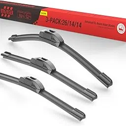 BERG REGEN® 16"+14"+14“ Silicone Windshield Wiper Blades Replacement for Toyota FJ Cruiser 2014 2013 2012 2011 2010 2009 2008 2007 OEM Quality All-Season Automative Wiper Blades U/J Hook Pack of 3-picture-15