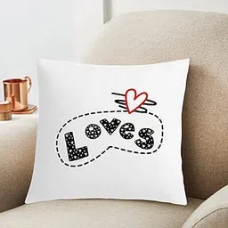 Loves Printed Cushion 12X12 Pillow Cover with Filler- Best Love Gift Idea-picture-17