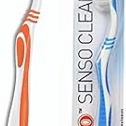 Vicco Senso Clean Toothbrush | Deep Clean Ultra Soft Toothbrush, Ultra Soft Bristles, Gentle & Deep Clean Between Teeth, White & Orange, Manual, For Adult & Kids (Pack Of 12)-image-30