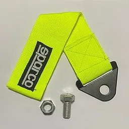 Harsh Enterprises Neon Car & Truck Tow Hook | Universal Front Rear Towing Belt | Heavy Duty Nylon 1000 kg Pull Capacity-image-42